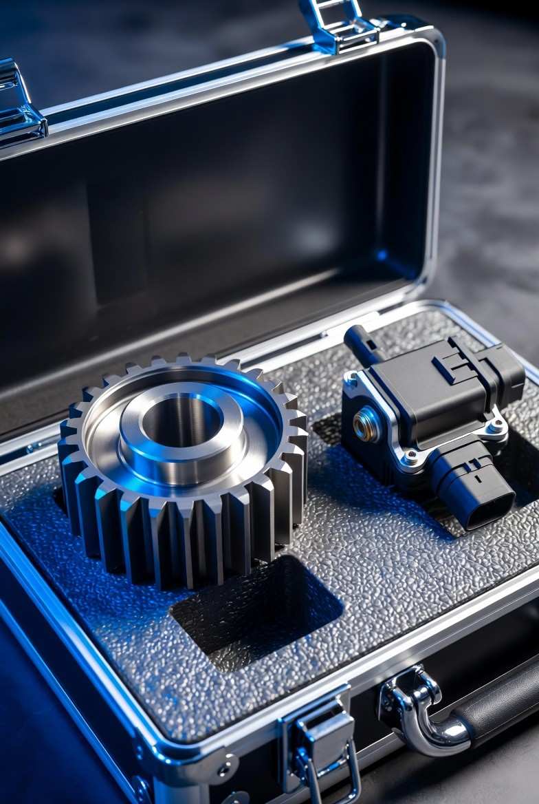 Otomotiv ve Sanayi Yedek Parça İkonu